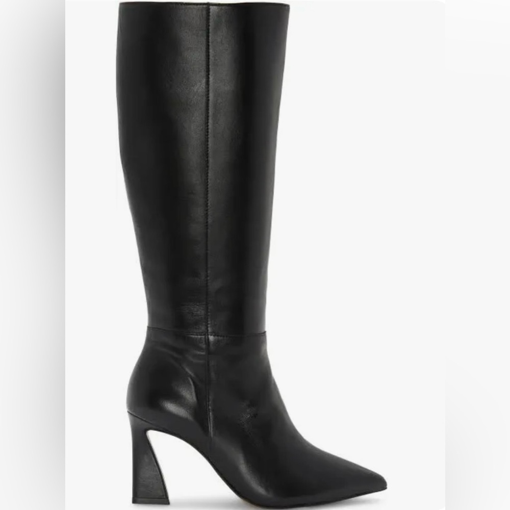 Vince Camuto Tressara Womens Zipper Side
Zip Knee-High Black Boots size 7 1/2